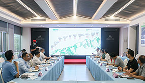 厦门墟市美区胡旭彬区长一行莅临恒峰g22集团调研